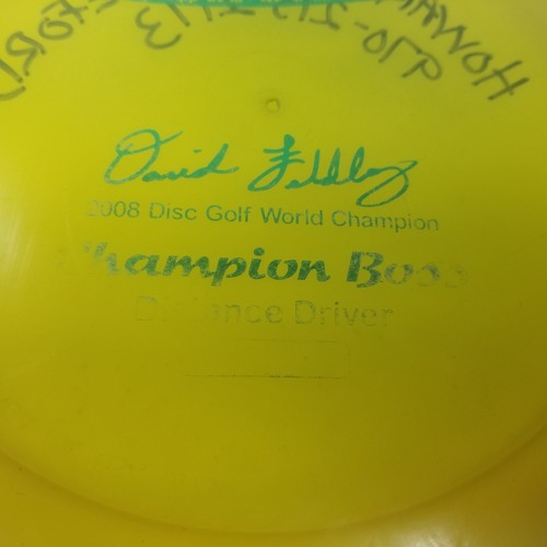 INNOVA *2008* DAVID FELDBERG ~ WORLD CHAMPION ~ BOSS ~ 172g DISC GOLF - Picture 2 of 9