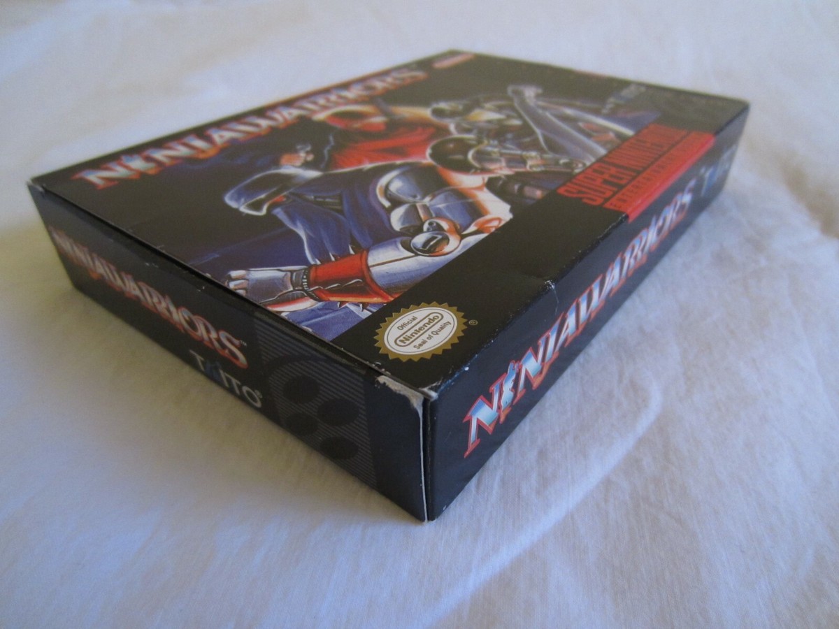 Ninja Warriors (SNES) Super Nintendo CIB Complete Box Taito 1994