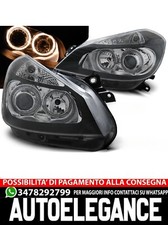 FARI ADATTI PER RENAULT CLIO 3 05-09 NERO ANGEL EYES