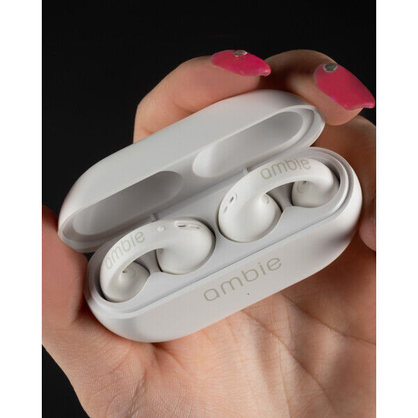 Ambie Sound Earcuffs Earphone AM-TW01 AM-01 White Wireless Ambie Sound Earcuffs Earphone AM-TW01 AM-01 White Wireless