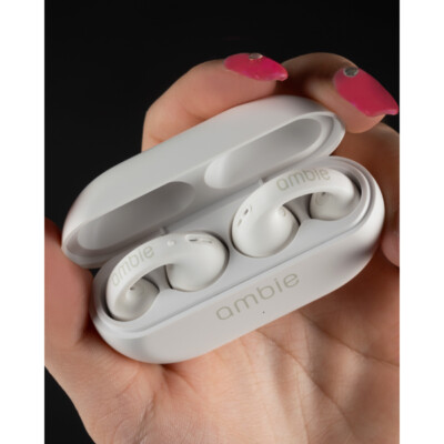 Ambie Sound Earcuffs Earphone AM-TW01 AM-01 White Wireless