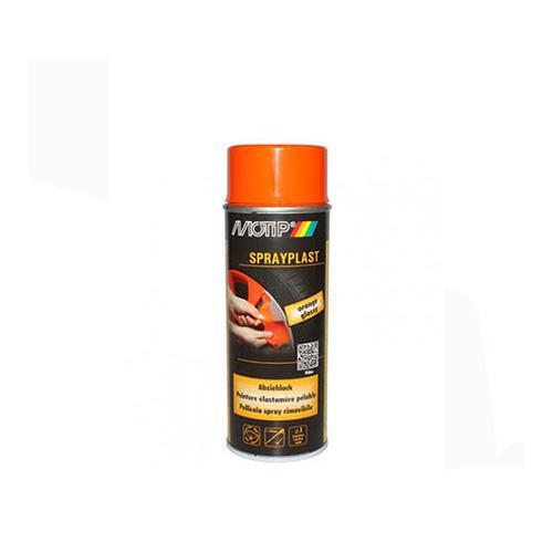 Bombe peinture Motip Orange Brillant Sprayplast 400 ml pour jantes