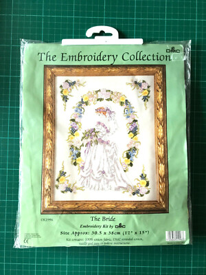 DMC Stickpackung - Die Braut - ca. 12'' x 15'' Kollektion K1996 Hochzeit