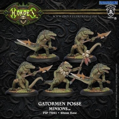 Hordes Minions Gatorman Posse Unit PIP 75041