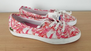 lacoste ladies canvas shoes