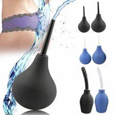 Anal Vaginal Bulb Douche Enema Irrigation Colonic Cleaner Rectal Syringe Kit Hot