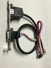1x Dual USB2.0 A Female/COM port to Motherboard 10 Pin 2.0mmCable with bracket