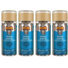 Hycote Colour Spray Paint XDVX706 Vauxhall Antique Gold (Metallic) 150ml x4
