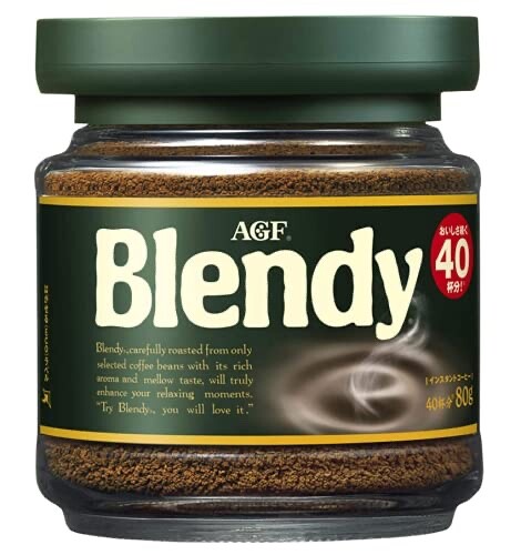 AGF　Blendyインスタンスコーヒー AGF Blendy Stick Espresso Ore Lait 100 Stick Coffee Low