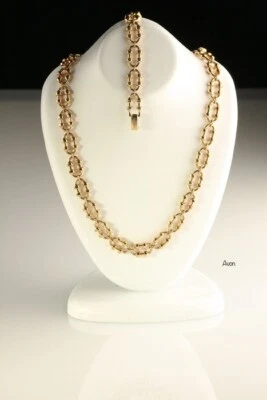 Collier, et bracelet Avon - or 18ct - Jewellery set - USA - Photo 1/2