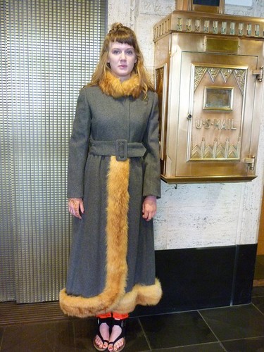 60s 70s Russian Princess Coat MIDI Gray 
