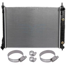 Radiator w/ Oil Hose Clamps Kit For 2008-15 Chevy Captiva Sport 08-10 Saturn Vue