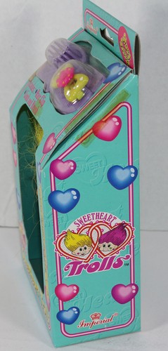 Vintage 1998 IMPERIAL SWEETHEART TROLLS STACY SOCCER Yellow Hair TOY DOLL NEW - Picture 5 of 7