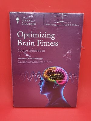 NEW SEALED - The Great Courses Optimizing Brain Fitness DVD and Course Guidebook