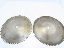 Lot of 2 400x4 60 80 tooth Carbide Saw Blades 25MM Arbor