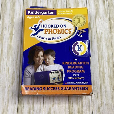Hooked on Phonics: Learn to Read Kindergarten System - Paperback *Missing Pieces