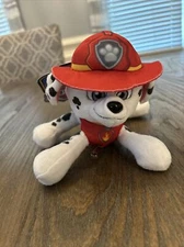 Paw Patrol MARSHALL Plush Coin Bag Key Chain With Clip 6 Inches