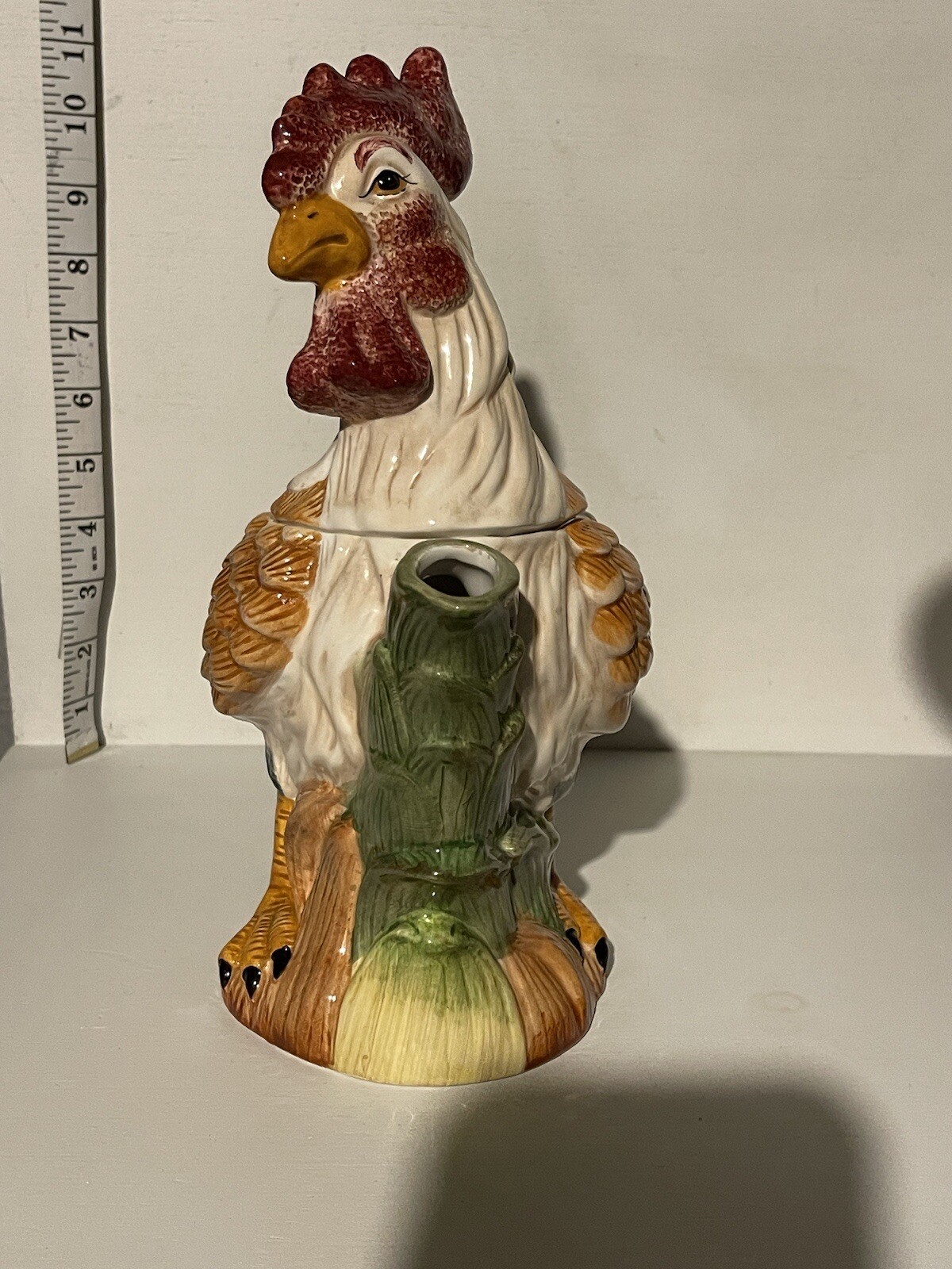 Vintage 1999 Young’s Hand Painted Rooster Teapot eBay