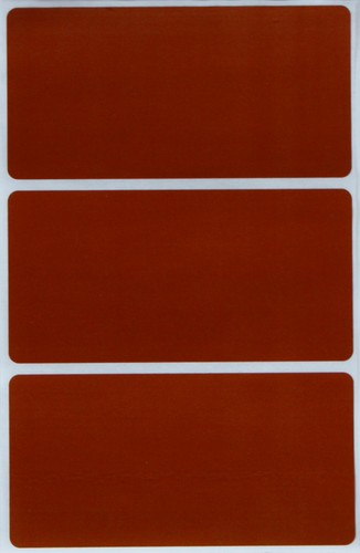 Etiquetas rectangulares de color marrón en varios tamaños (25 mmx10 mm-100 mm x 50 mm) 15 hojas - Imagen 16 de 17