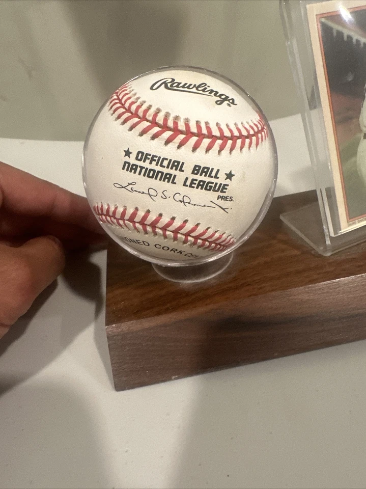 Duke Snider Autographed Signed Official MLB Baseball and card - Image 4 of 4
