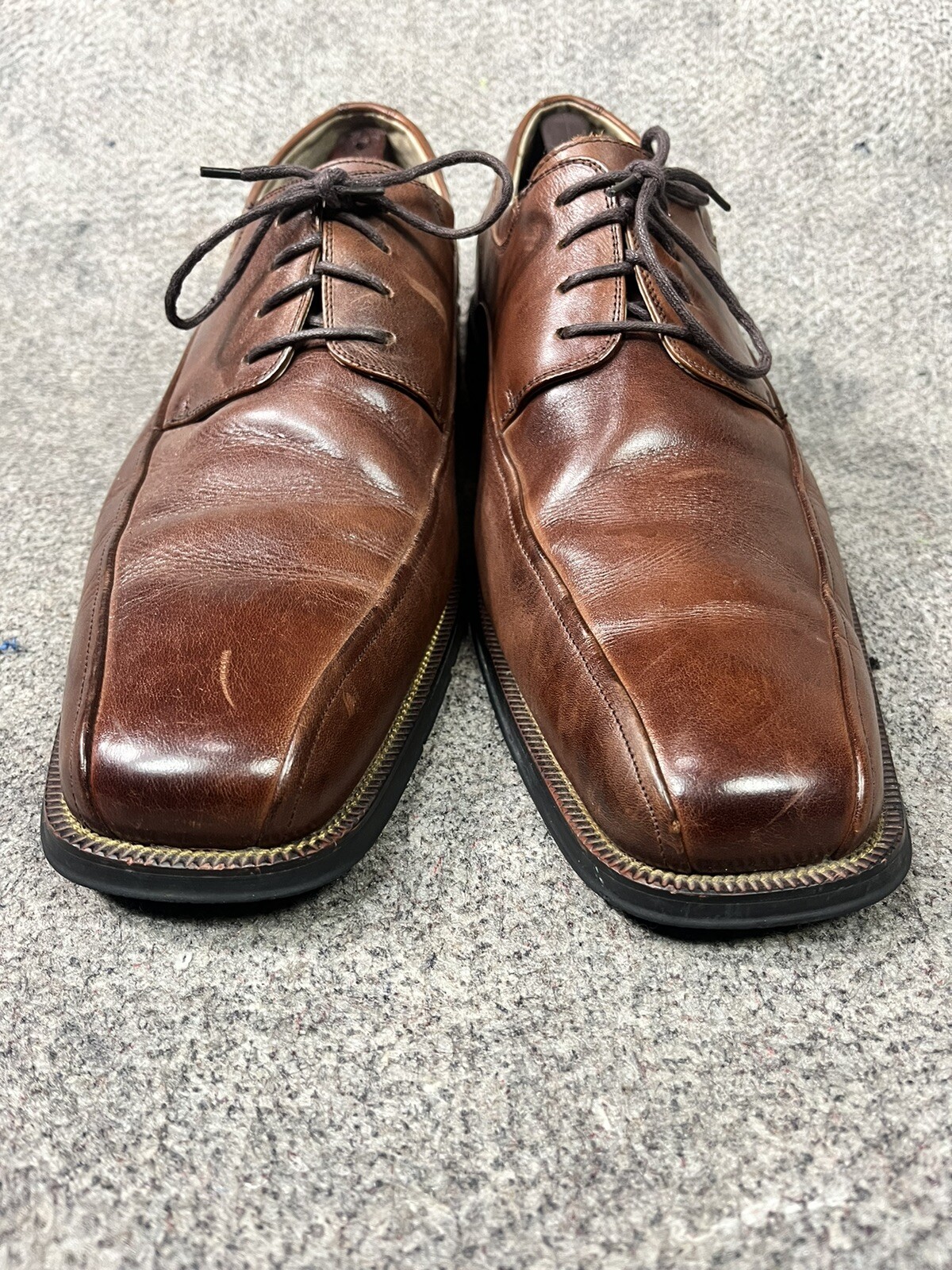 SAOLA Scarpe eleganti uomo Florsheim comode tecniche Pinnacle Ox Derby 13 M pelle marrone