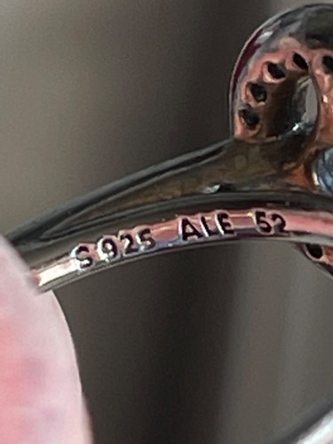 ANILLO DE COMPROMISO PANDORA AUTÉNTICO ESTERLINA BRILLANTE HERMOSO REGALO REG $129 - Imagen 9 de 15