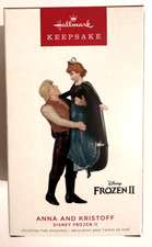 NIB Hallmark Keepsake Disney Frozen 2 Anna and Kristoff 2022 Christmas Ornament