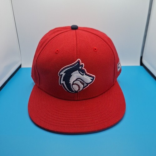 Colorado State Pueblo Wolfpak Red Baseball Hat Cap Fitted Size 7 1/2 The Game