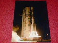 ESA Space Research Vintage Photograph Ariane 87 Flight - June 15 1996