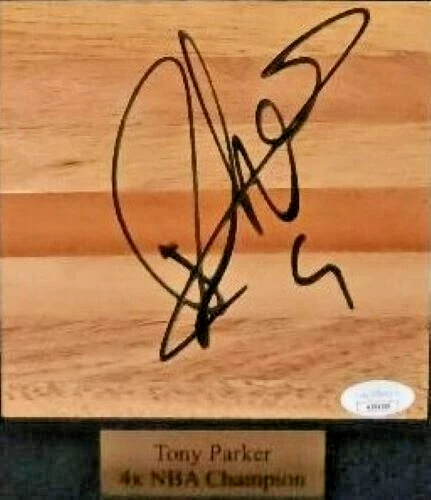 TONY PARKER НА ЗАКАЗ В РАМКЕ 11 X 20 КАРТИНА/АВТО ПОЛ ДОСКА JSA СЕРТИФИЦИРОВАННЫЙ AE94290 - Изображение 2 из 4
