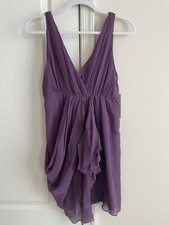 Alice + Olivia Light Purple Silk Dress NWT Size S