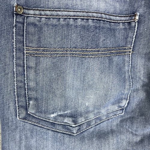 Paper Denim & Cloth Jeans Mens 42x30 Distressed Destroyed Bootcut Soft Denim - Picture 11 of 15