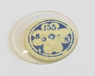 Verre Bombé Pour Montre De Poche (Gousset) - Diamètre 45,5 Mm - Minéral Transparent - Neuf