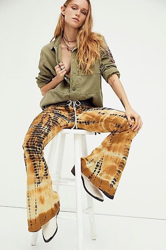 Free People x Lenni Jimi Tie Dye Flare 