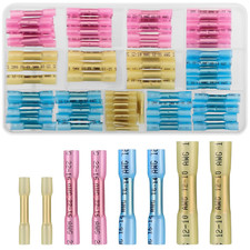 100 conectores de empalme a tope termorretr ctiles para cables el ctricos