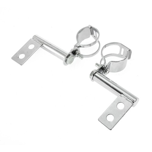 Chrome Passing Light Mount Bracket Turn Signal For Harley Sportster XL883 XL1200 - Picture 6 of 8