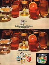 ADVERTISEMENT ADVERTISING 044 1975 LA VACHE QUIT RIT les APERIT-CUBE