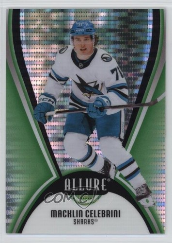 Macklin Celebrini [Green Quartz] #71 2025 Upper Deck Allure card