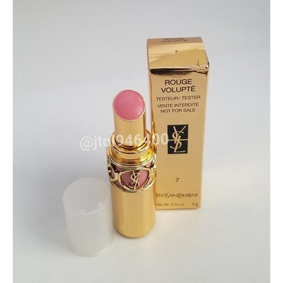 Yves Saint Laurent Lingerie Pink Rouge Volupte Lipstick #7 Limited Edition