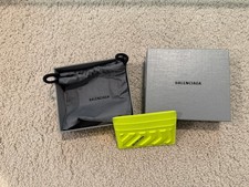 Balenciaga Car Card Holder Leather 'Bright Green'