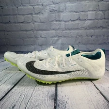 Nike Zoom Superfly Elite 2 Track Spikes White Bright Spruce FZ9662-100 Mens 8.5