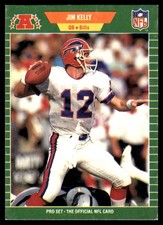 Jim Kelly 1989 Pro Set #22 Buffalo Bills NFL READ FREE SHIPPING AutographDen