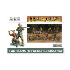 Wargames Atlan Fantasy 28mm  World Ablaze - Partisans (1), French Resis VG+/NM