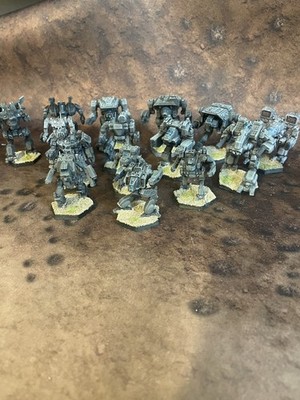 Battletech Clan Trinary 15 Mechs Smoke Jaguar Custom Painted