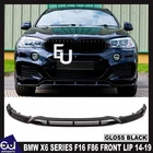 FOR BMW X6 SERIES F16 F86 TRANSFORMED AERO FRONT SPLITTER LIP GLOSS 2014-2019