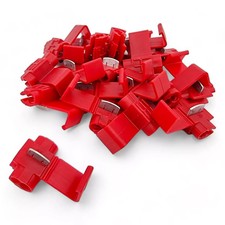 Scotch Lock Wire Connectors Quick Splice Scotchlok Electrical Cable Joints - RED