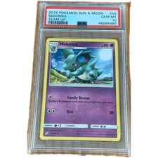 The Pokémon Company Nidorina 55/181 SM Team Up Regular PSA 10 English