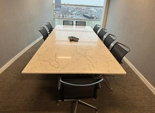 8-10 Person Executive Granite Top Boardroom Table