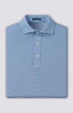 Turtleson Dean Stripe Performance Polo Golf Shirt Men