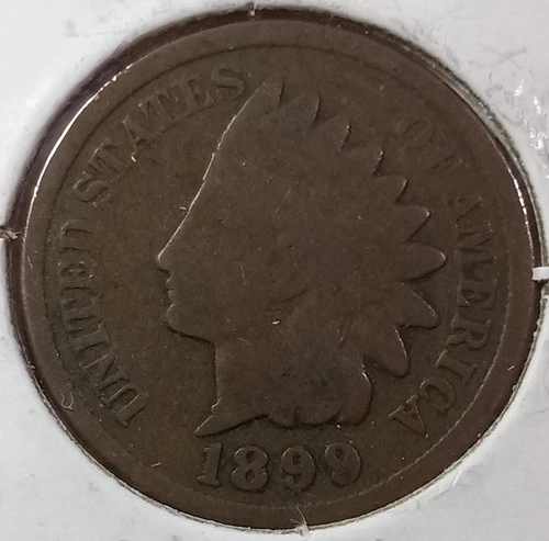 1899 Indian Head Cent Penny (Good Details)